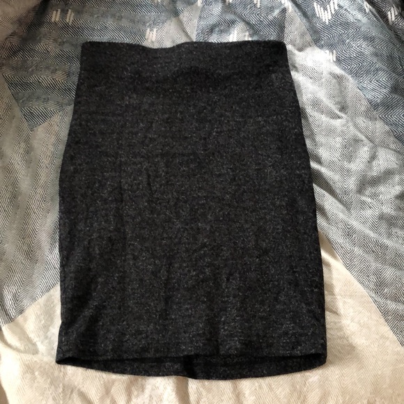 Lulu's Dark Gray Heather Arabesque Two-Piece Dress - Picture 7 of 7